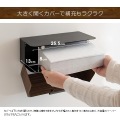 ペーパータオルホルダー 壁掛けタイプ 幅28 高さ約10 木目柄 TH-1600M ブラウン 宮武製作所 | 北歐 写真3