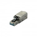 Cat6A用STPタイプLANコネクター(工具不要) 写真3