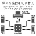 USB2.0手動切替器 写真3