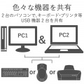 キーボード・マウス用パソコン切替器 写真3