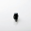シガーチャージャー/Type-C/リールタイプ/USBポート付/おまかせ充電/60cm/3A/ブラック 写真3