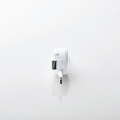 シガーチャージャー/Type-C/リールタイプ/USBポート付/おまかせ充電/60cm/3A/ホワイト 写真3