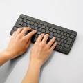 Bluetoothミニキーボード/パンタグラフ式/薄型/マルチOS対応/ブラック 写真3