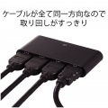 HDMI切替器/3入力1出力/簡易パッケージ/ブラック 写真3