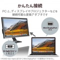 Mini DisplayPort-VGA変換アダプタ 写真3