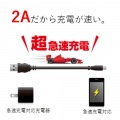 2A対応microUSBケーブル 写真3