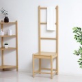Bamboo ラダーチェア 耐久性に優れた竹材使用 ハシゴ調デザイン タオルやストール・マフラー掛けにも 玄関、リビング、寝室など 写真3