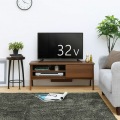 テレビ台 ローボード 白井産業 32-43V型テレビ対応 コンパクト 一人暮らし コード収納 おしゃれ ダークブラウン 幅100.1 奥行40.3 高さ42cm FBW-4010HDK 写真3