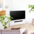 テレビ台 ローボード 白井産業 49-55V 大型テレビ対応 どんな角度でも設置可能 キャスター付き 収納 ホワイト 幅130 奥行42.2 高さ36cm ROC-3513DH WH 写真3
