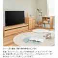 キャビネット 白井産業 棚 タンス チェスト 収納 扉付 引出付き リビング サイドボード 約幅60 奥行42 高さ72cm ナチュラルブラウン ナチュリカ NTU-7060DHNA 写真3