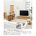 オープンラック 白井産業 棚 シェルフ 本棚 リビング収納 背面化粧有 配線穴 ナチュラルブラウン 幅90 高さ72 奥行42cm ナチュリカ NTU-7090R NA 写真3