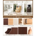 タンス チェスト チェスカ 白井産業 CSC-9090HDK ダークブラウン | 幅:約90cm 高さ:約91cm 配線穴付 ワイド タイプ 衣類収納 リビング 寝室 写真3
