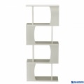 白井産業 ディスプレイラック 約 幅60 奥行24 高さ143 cm 本 棚 bookshelf ホワイト (COB-1460 WH コビナス) | ラック ディスプレイ 棚 収納 本棚 おしゃれ 写真3