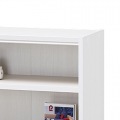 フリーラック タナリオ TNL-1259 WH | 幅:約59cm 高さ:約120cm ホワイト 白木目 全棚可動 シェルフ カラーボックス 書斎 オフィス 事務所 写真3