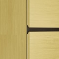 壁面収納 キャビネット 幅30cm 高さ180cm ナチュラルブラウン 本棚 耐震機能付き ソフトクローズ扉 リビング 収納 ポルターレリビング2 P2L-1830DNA 写真3