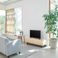 テレビ台 白井産業 幅120cm 高さ36cm ナチュラルブラウン 50V型対応 木質感のあるローボード ログーノ 写真3