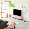 テレビ台 白井産業 幅150cm 高さ36cm ナチュラルブラウン 65V型対応 木質感のあるローボード ログーノ 写真3