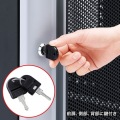 サンワサプライ 19インチマウントサーバーラック(12U) 前後扉、側面パネルに鍵を標準装備、セキュリティ対策に最適 CP-SVC12U【大型商品の為時間指定不可】 写真3