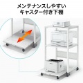高耐荷重プリンタラック(W700) 写真3