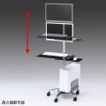 キーボード台、CPUスタンド付き17型?24型対応液晶モニタスタンド 写真3