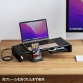 USB Type-C接続ハブ付き机上ラック 写真3