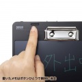 クリップ付き電子メモパッド 写真3