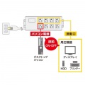 パソコン連動タップ 写真3