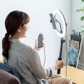 WEBカメラ用LEDライト付きスタンド(テレワーク) 写真3