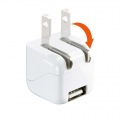 超小型USB充電器(1A出力・ホワイト) 写真3