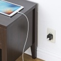 USB充電器(2ポート・合計2.4A・ブラック) 写真3
