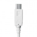 microUSBケーブル一体型AC充電器(2.1A・ホワイト) 写真3
