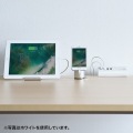クランプ式USB充電器(USB4ポート・ブラック) 写真3