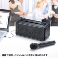 ワイヤレスマイク付き拡声器スピーカー 写真3