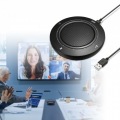 USBスピーカーフォン 高感度マイク 小型 クリアに集音 エコーキャンセル タッチセンサーボタン ミュート機能 全指向性360度 コンパクト 写真3
