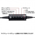 ノイズキャンセリングマイク付きUSBヘッドセット 写真3