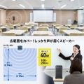 ワイヤレスマイク付き拡声器スピーカー(最大40W) 写真3