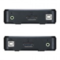 DisplayPort対応手元スイッチ付きパソコン自動切替器(2:1) 写真3