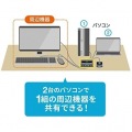 パソコン切替器(エミュレーション非搭載・手元スイッチ付き) 写真3