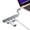 Type-C 3ポート コンボスリムハブ(microSDカードリーダー付き) 写真3