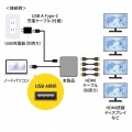 USB-HDMIディスプレイアダプタ(4K対応・ 4画面出力) 写真3