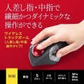 ワイヤレストラックボール(静音・5ボタン・人差し指/中指操作タイプ) 写真3