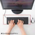 英語配列USBスリムキーボード 写真3