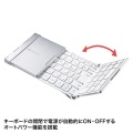 Bluetooth折りたたみフルキーボード 写真3