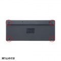 ワイヤレスキーボード スリム USB Windows 2.4GHz 電池式 抗菌 パンタグラフキー キー数82日本語配列 キーピッチ19mm SKB-WL36BK 写真3