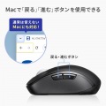 静音ワイヤレスマウス(チルトホイール・高速スクロール) 写真2