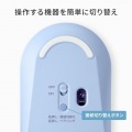 サンワサプライ 静音Bluetoothマウス 左右対称 ブルー MA-BBS333BL 写真2
