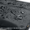 パソコンケース 13.3インチワイド 軽量 撥水 取っ手付き 小物収納ポケット ブラック 写真3