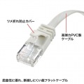 カテゴリ6AフラットLANケーブル 写真3