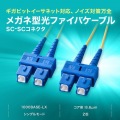 メガネ型光ファイバケーブル(シングル8.6μm、SC×2-SC×2、10m) 写真3