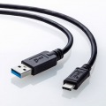 USB3.1 Gen2 Type C-Aケーブル(ブラック・0.5m) 写真3